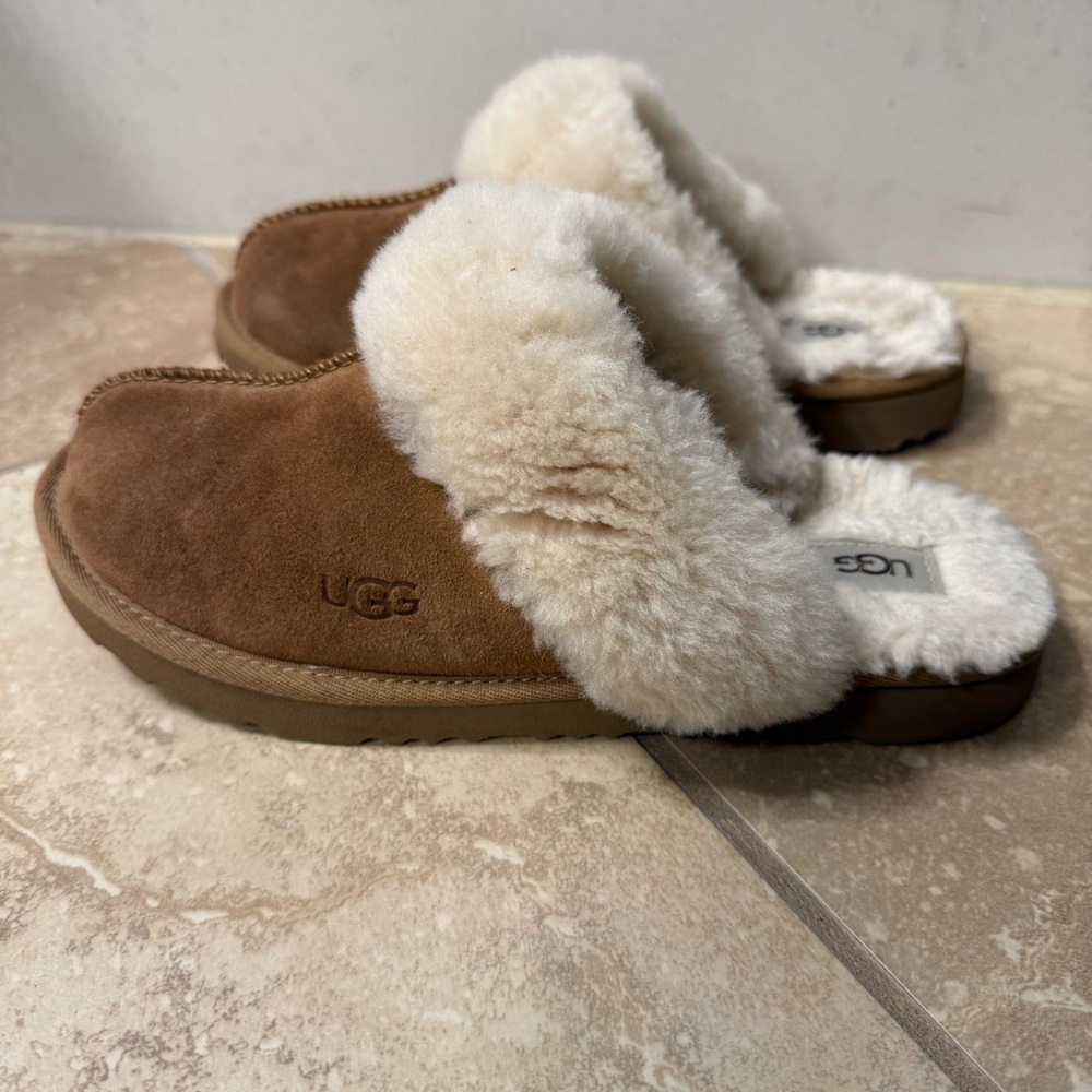 UGG Brown Shearling Slippers